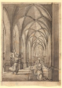 De annunciatie door Wolfgang Huber