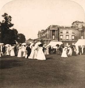 Tuinfeest, Buckingham Palace, Londen, Engeland, 1900 door Works and Sun Sculpture Studios