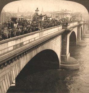 London Bridge, Londen, Engeland, 1901