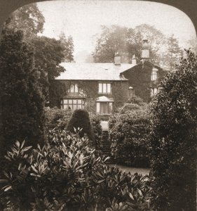 Rydal Mount, huis van William Wordsworth, Lake District, Engeland, 1903 door Works and Sun Sculpture Studios