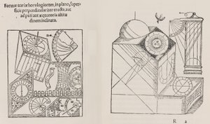 Horologiographia, na de vorige editie door Sebast. Munsterum door Workshop of Hans Holbein the Younger