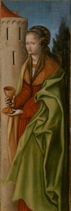 Duits: Hl. Barbara St Barbara door workshop of Lucas Cranach the Elder