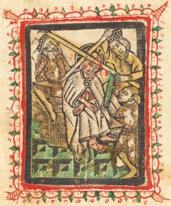 Christus met Doornenkroon door Workshop of Master of the Aachen Madonna