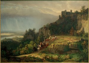 Kampf vor der Burg (Burg Drachenfels)
