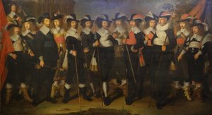 Officieren en Wachters van de Compagnie van Kolonel Herman Herbertsz.