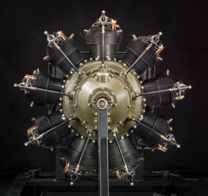Wright Cyclone P-1, Radiale 9-motor, ca. 1925