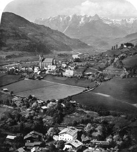 St Johann in de regio Pongau, Salzburg, Oostenrijk, ca. 1900s
