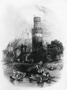 Illustratie voor Melaatsheid van Aosta, roman door Xavier De Maistre (1763-1852), gravure door Xavier de Maistre