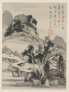 Album van Seizoenslandschappen, Blad D (vorig blad 2) door Xiao Yuncong