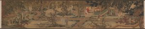 De Negen Ouderen van de Geurige Berg, 1426-1452 door Xie Huan