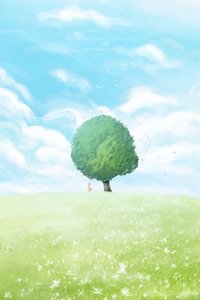 Lone Tree Zomerveld door Xuan Thai
