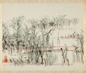 Landschappen voor Liu Songfu door Xugu