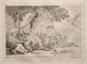 Heilige Familie met Putti