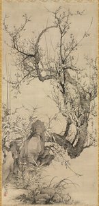 Pruimen, Bamboe en Orchidee