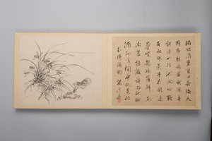 Verfijnde elegantie in de vier seizoenen Shiji seiga, Album van bloemenschilderijen