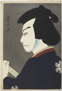 Acteur Nakamura Kichiemon I als Hoshikage Doemon, 1921 door Yamamura Koka