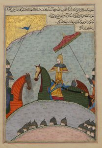 Timoer voor de Slag, Folio uit een Verspreide Kopie van de Zafarnama