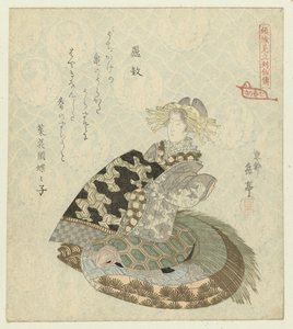 De onsterfelijke Rokô door Yashima Gakutei