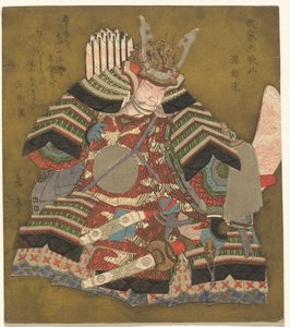 Minamoto no Raikō (Yorimitsu), uit de serie Zes onsterfelijke samoerai-dichters (Buke Rokkasen)