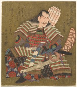 Taira no Tadanori, uit de serie Zes Onsterfelijke Samoerai Dichters (Buke Rokkasen) door Yashima Gakutei
