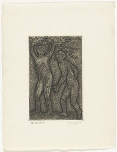 Man en vrouw in grijs door Yo Sugano (signed by artist)