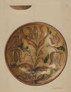 Pennsylvania Duitse Bord, ca. 1937