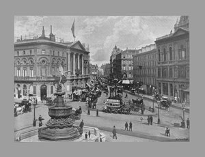 Piccadilly Circus, Londen, ca. 1900