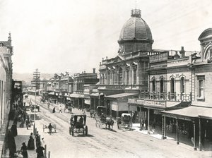Rundle Street, Adelaide, Australië, 1895 door York and Son