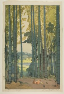 Bamboebos door Yoshida Hiroshi