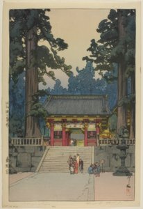 Toshogu Heiligdom (Toshogu) door Yoshida Hiroshi