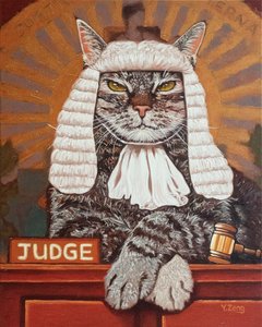 Kattenrechter, 2023 door Yue Zeng