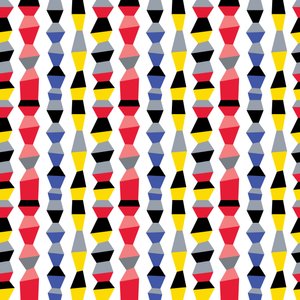 Figures2, 2017 (vector, illustratie) door Yulia Drobova