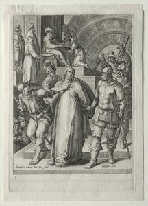 Passieset:  Christus voor Pilatus