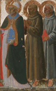 Heiligen Zenobius, Franciscus en Antonius van Padua door Zanobi di Benedetto Strozzi