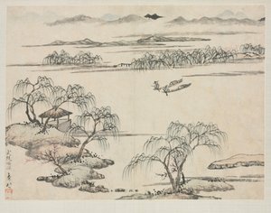 Landschapsalbum in verschillende stijlen: De stroom van Wuling