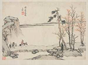 Landschapsalbum in verschillende stijlen: Reizen in herfstbergen door Zha Shibiao