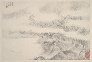 Landschappen, gedateerd 1644