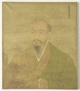 Portret van de zen priester-schilder Wu-Chun Fan door Zhao Yongxian