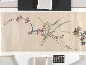 Gekleurde Bloemen door Zhimian Zhou