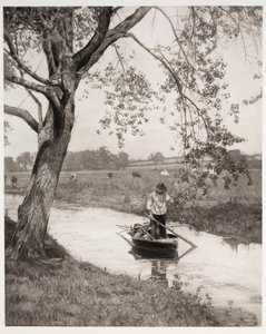 Een dijk in Suffolk