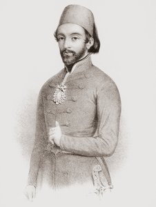 Abdulmejid I, 31e Sultan van het Ottomaanse Rijk. Portret. door . .