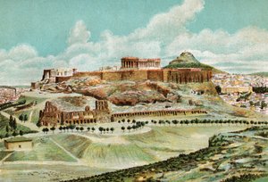 Athene, ca. 1920 (lithografie) door . .