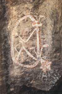 Aboriginal rotsschilderingen in Kakadu Nationaal Park