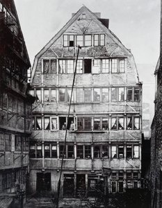 Geboorteplaats van de Duitse componist Johannes Brahms in Hamburg, Duitsland