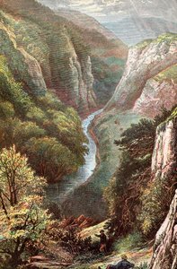 Dovedale, Peak District, Derbyshire, Engeland