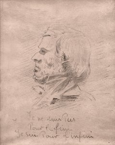 Eugene Delacroix “Ik ben niet voor de afwerking, ik ben voor de oneindigheid.” circa 1850 door . .