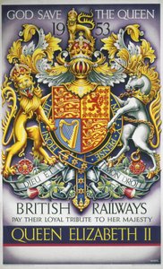 God Save the Queen, BR-poster door Ferdinand Georg Waldmuller