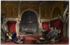 Interieur in Algerije door . .