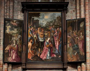 Parochiekerk Sint-Walburga. Drieluik