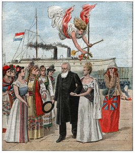 Paul Kruger in Europa